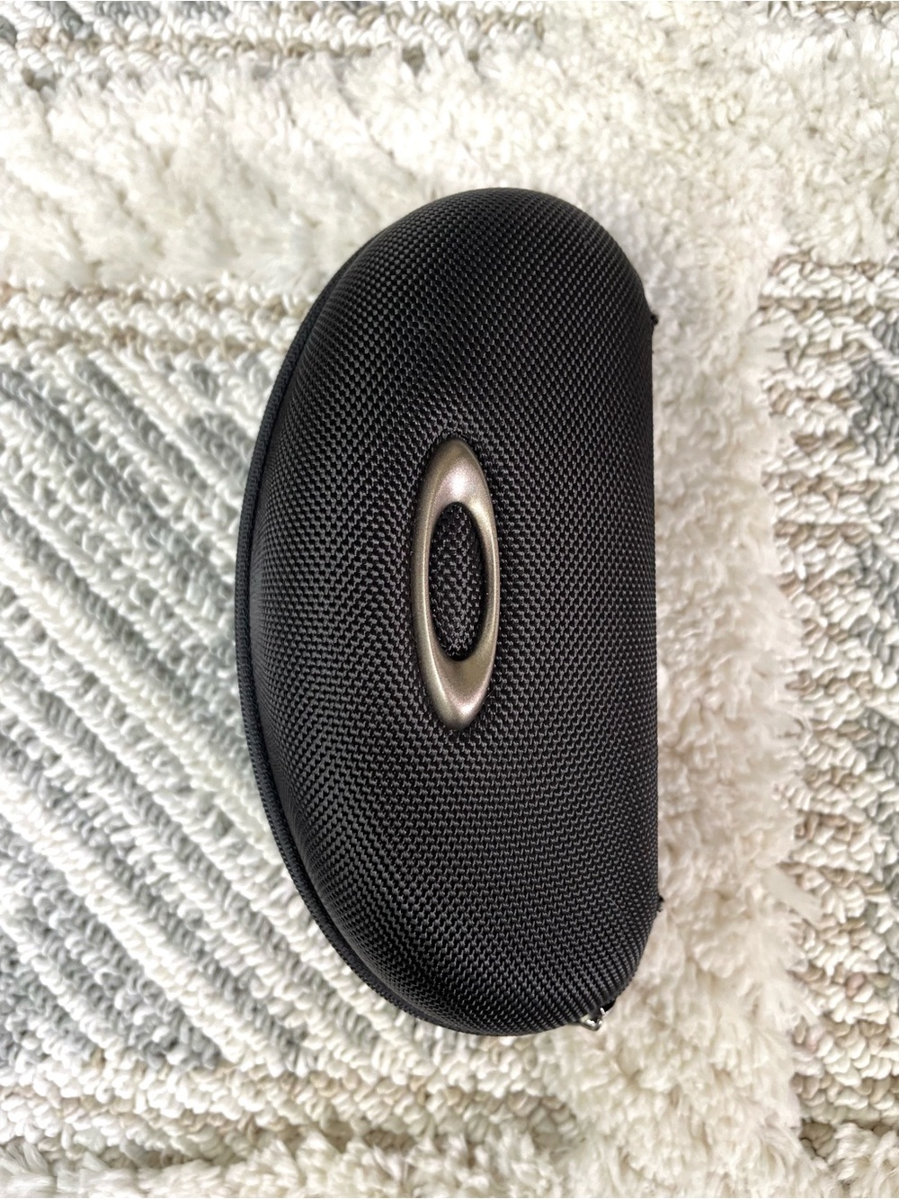 Oakley Black Sunglasses Case with Silver Logo